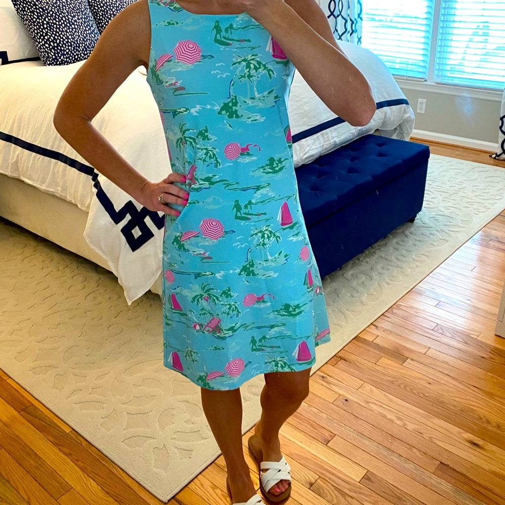 Shift sleeveless dress